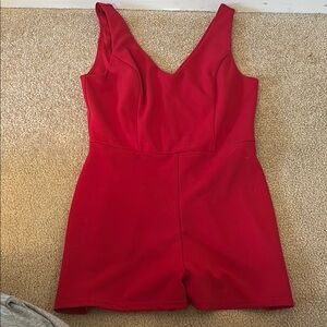 Elegant Red Jumpsuit